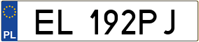 Truck License Plate